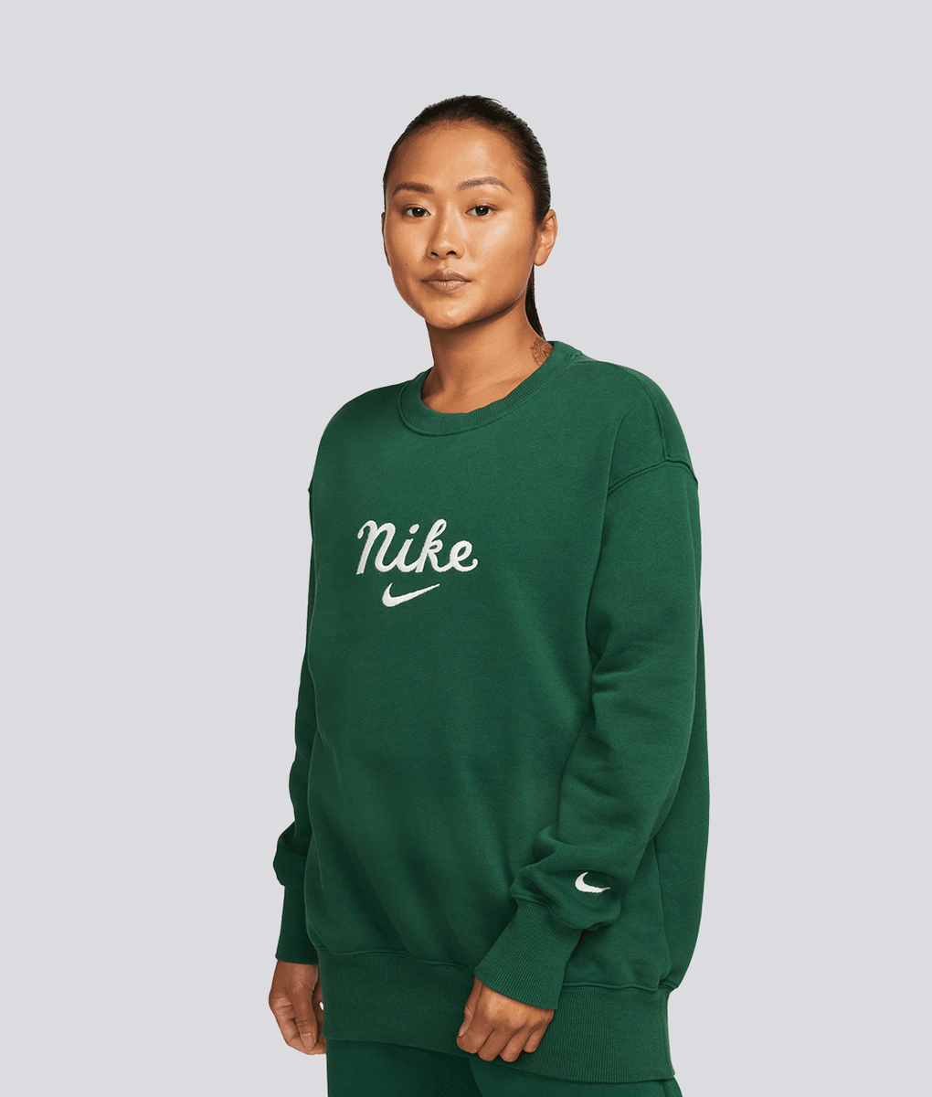forest green nike crew neck