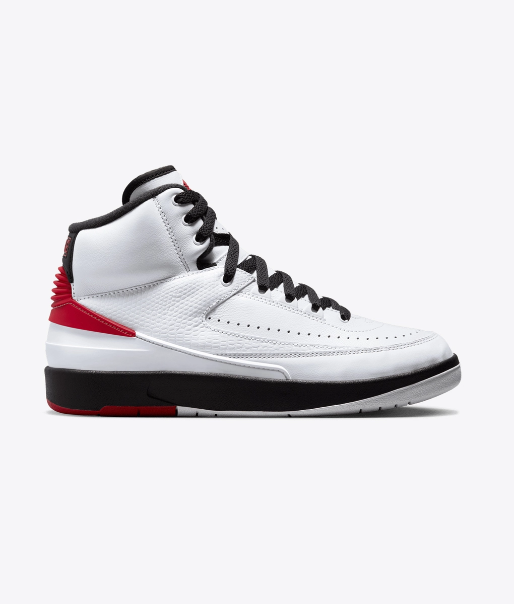 Jordan Buy NIKE AIR JORDAN 2 RETRO WHITE VARSITY RED BLACK VegNonVeg