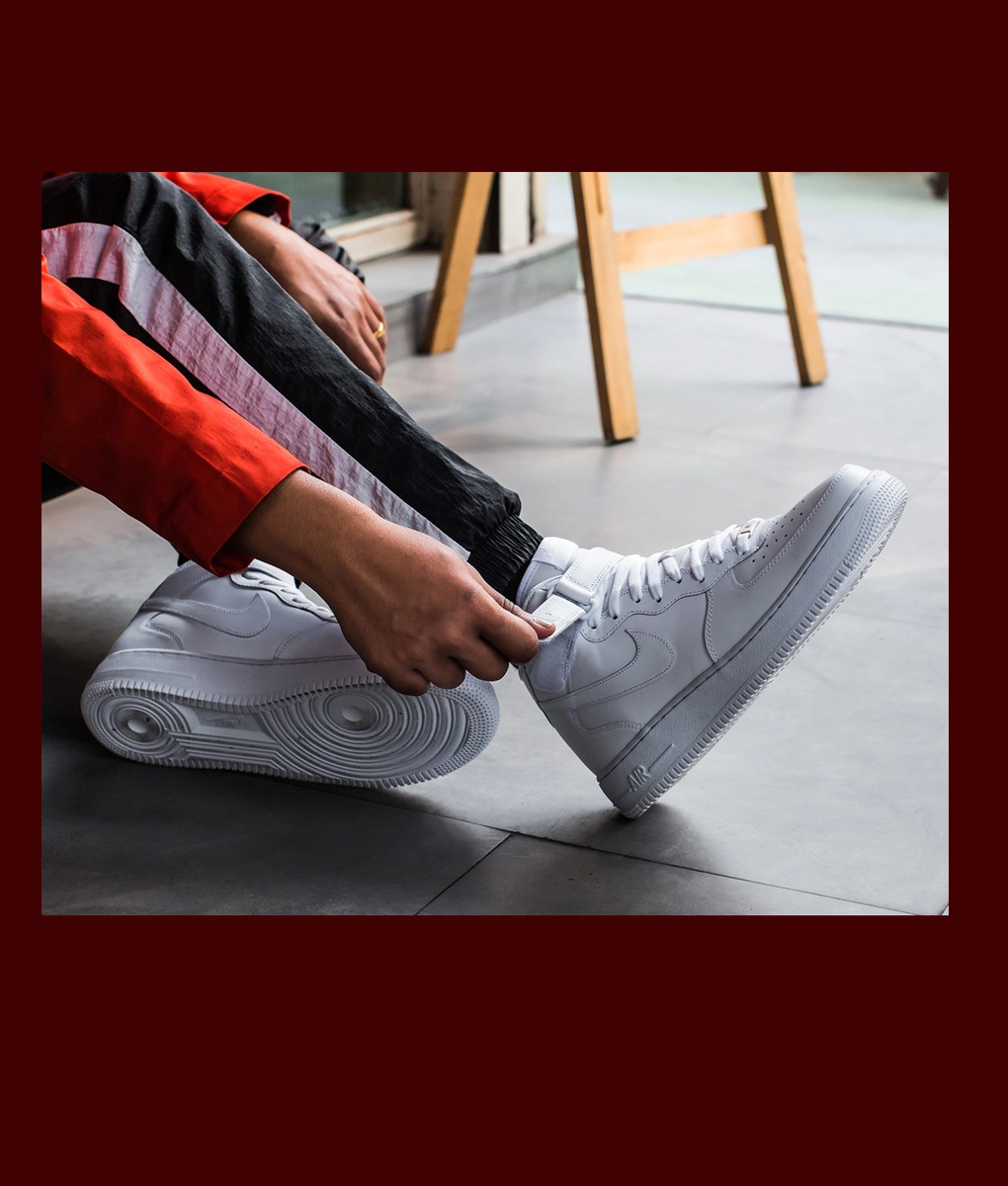 Nike - AIR FORCE 1 MID '07 'WHITE' - VegNonVeg