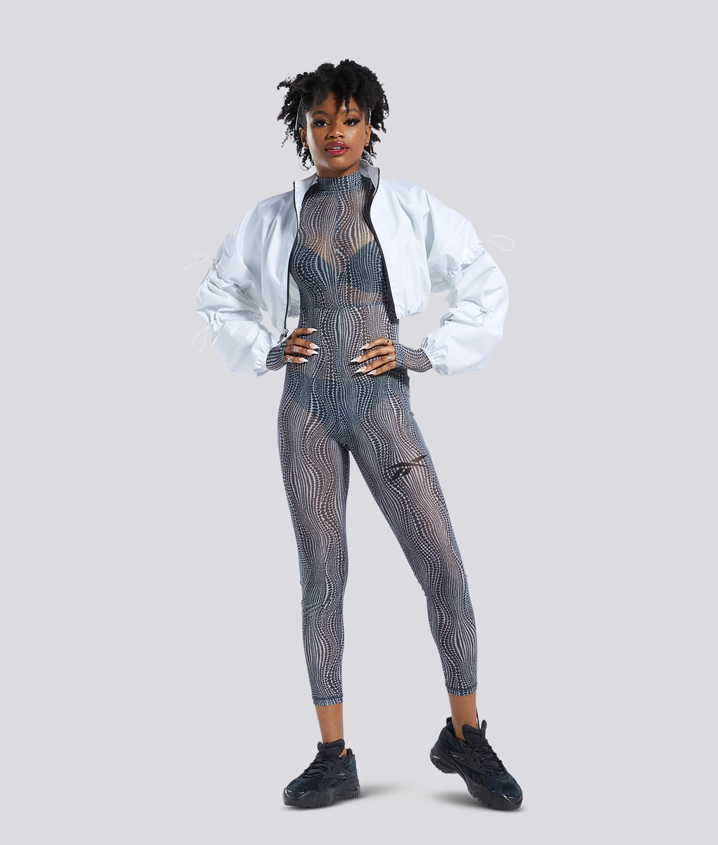 REEBOK - Rbk Cardi B Woven Jacket - VegNonVeg