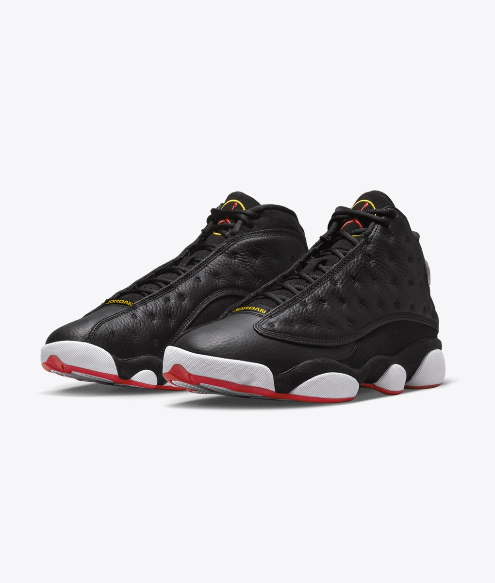 jordan 13 red and white and black