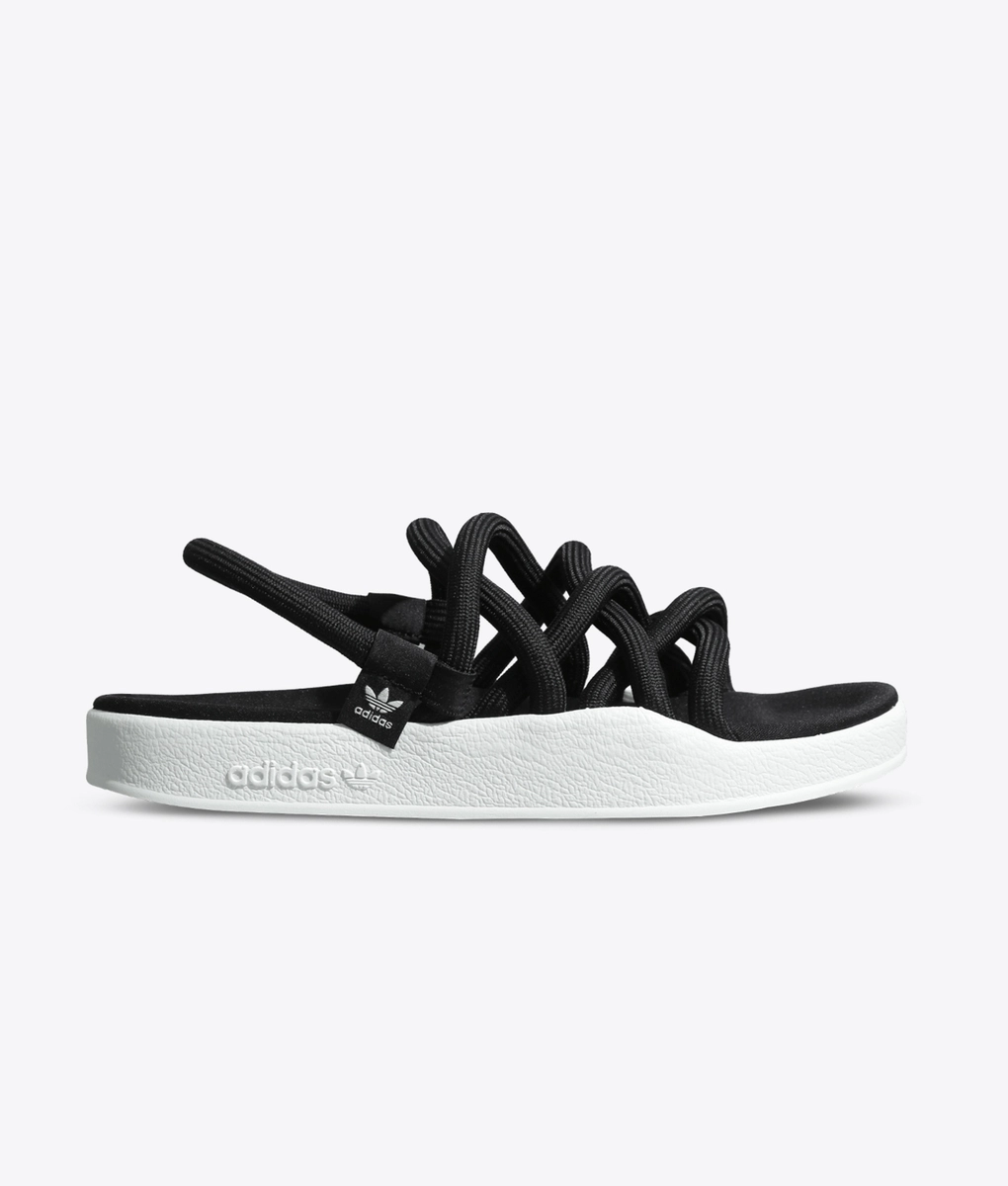 adidas アディダス ADILETTE NODA W CORE BLACK Adidas FZ6438 Noda Sandals, ADILETTE NODA Sandals, Core