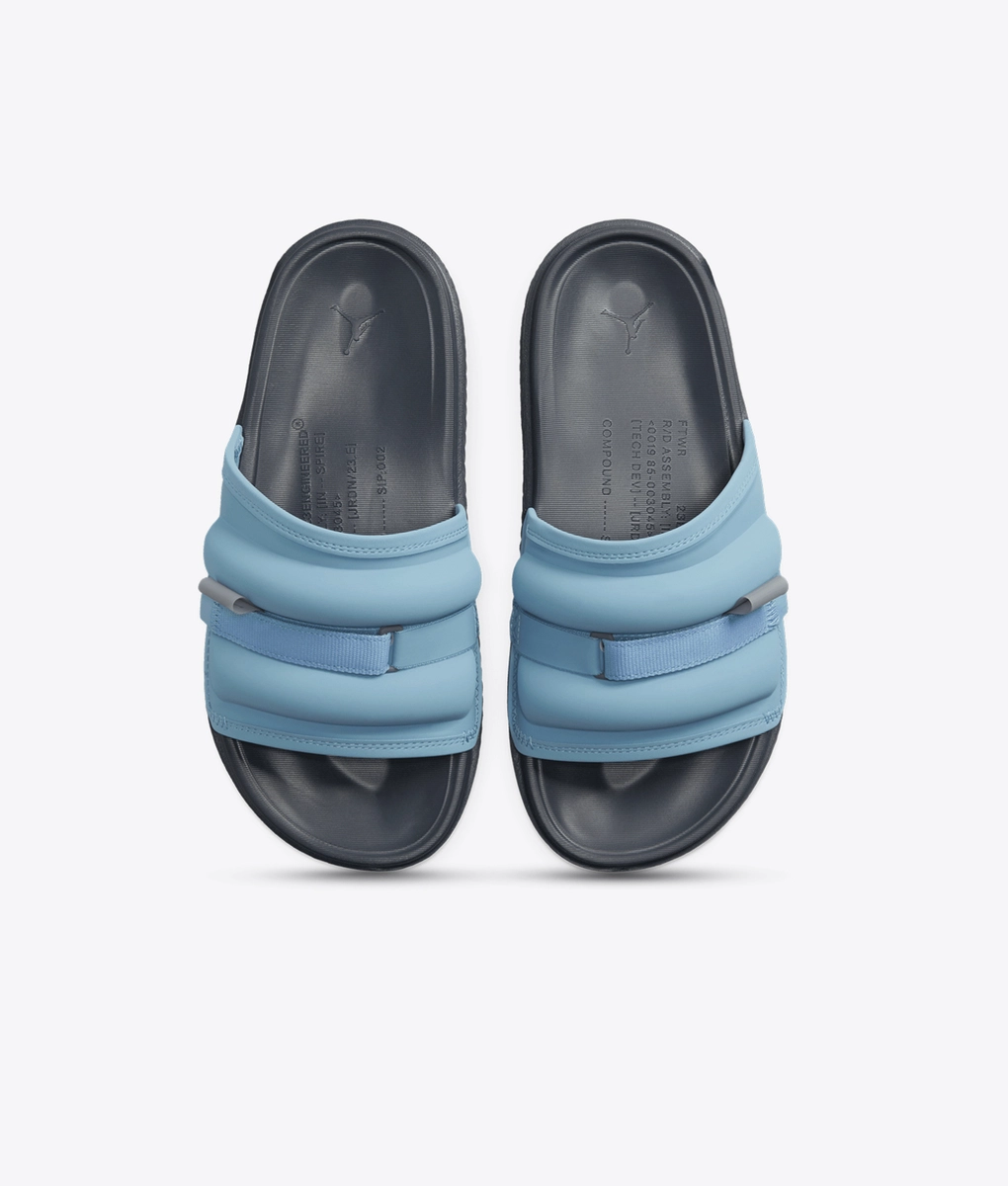 NIKE★JORDAN SUPER PLAY★CHAMBRAY/DARK BLUE GREY Jordan - Jordan Super Play Slide - VegNonVeg