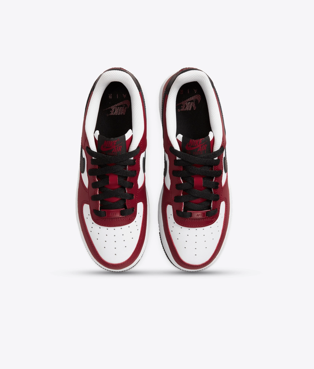 air force 1 white red black