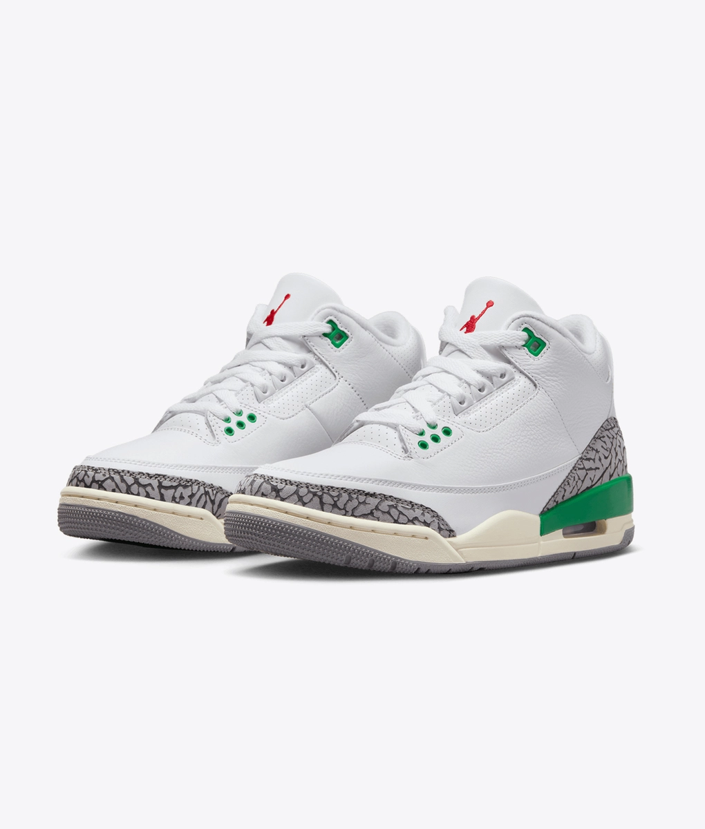 Jordan - Buy NIKE AIR JORDAN 3 RETRO 'WHITE/VARSITY RED-LUCKY