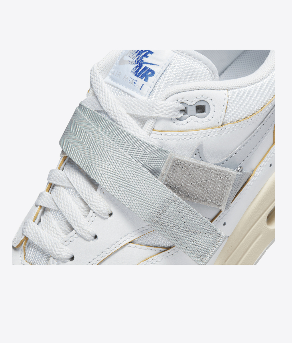 Nike - NIKE AIR MAX 1 PRM SUMMIT WHITE/METALLIC SILVER l BUY Men's