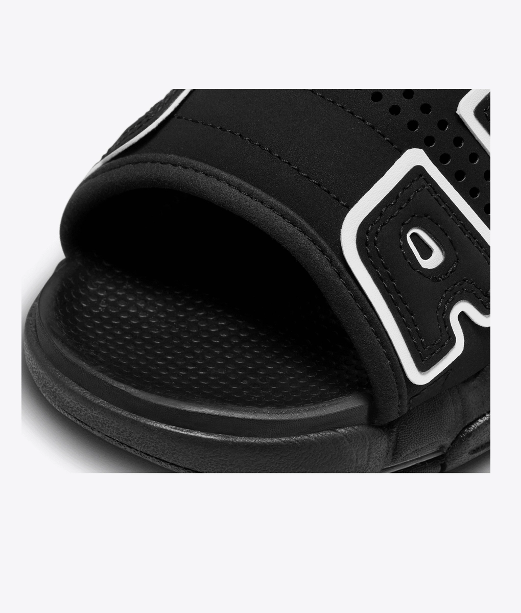 Nike - NIKE AIR MORE UPTEMPO SLIDE BLACK/WHITE-CLEAR l Buy Men's