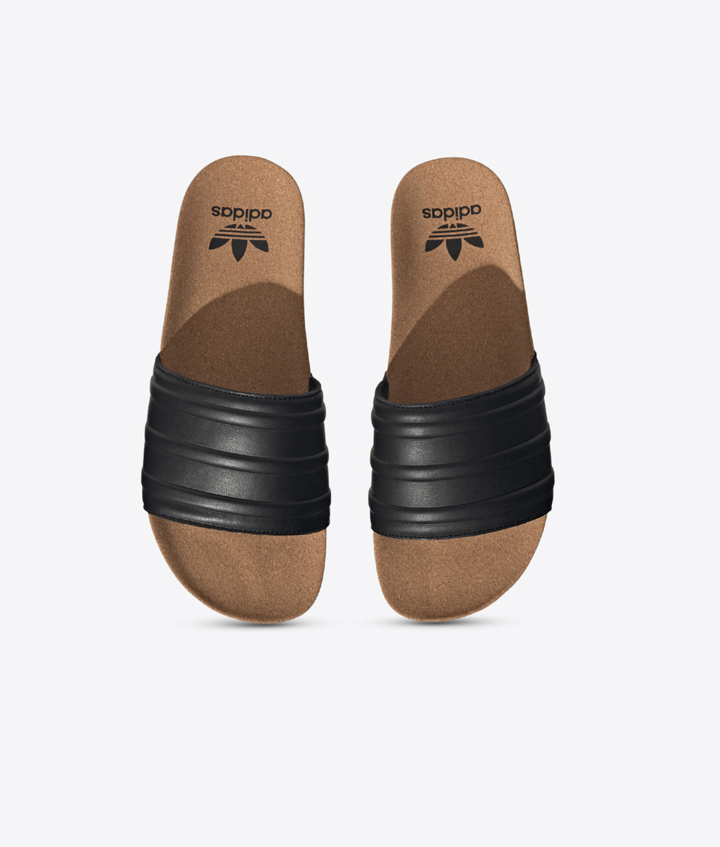 ?Adidas Adilette Premium?? Adidas Adilette Premium Slides - Black | Editorialist main image 2