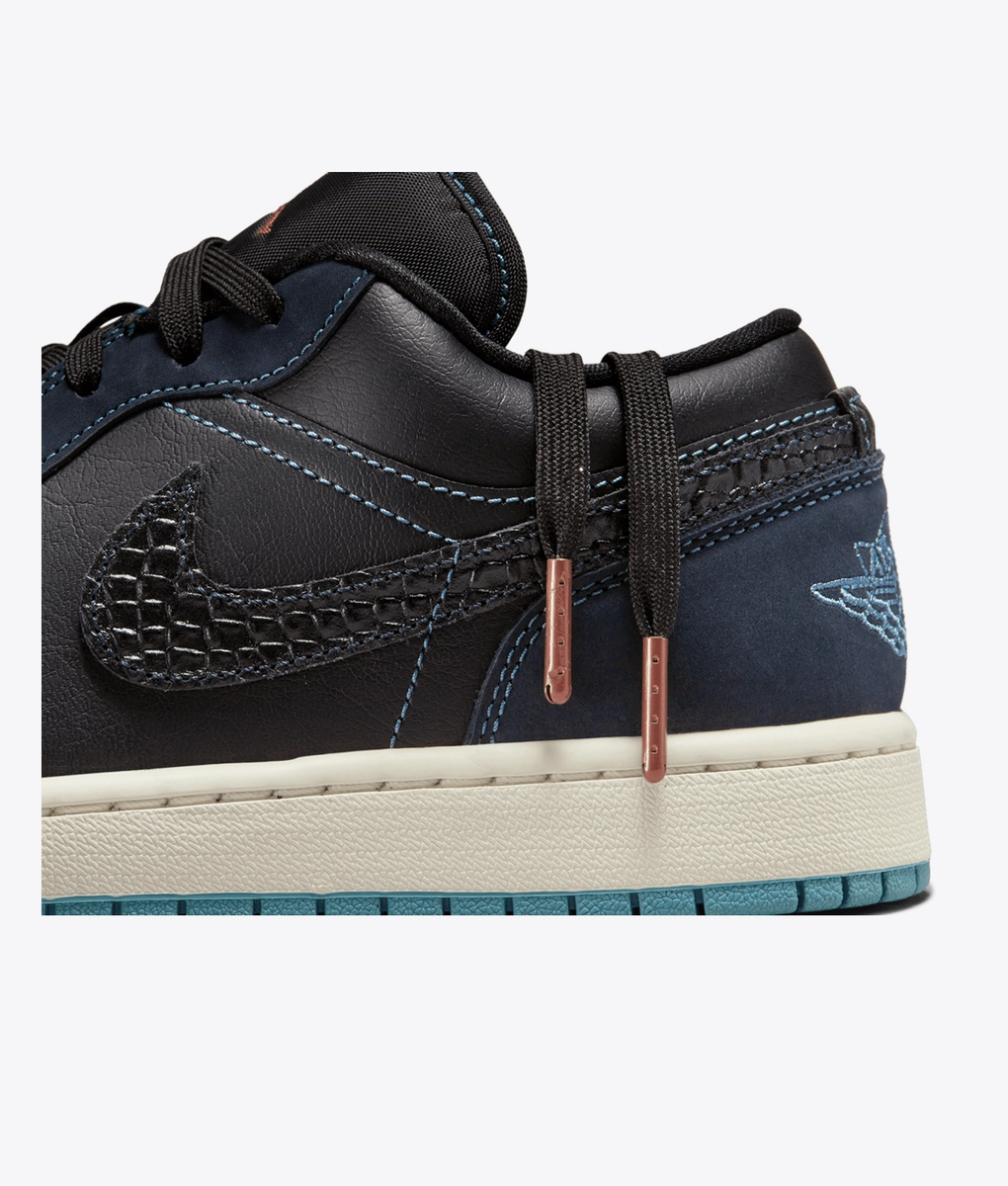 ★[NIKE]★WS AIR JORDAN 1 Low SE Black Dark Obsidian★ Jordan 1 SE Low Black Dark Obsidian W for sale | eBay