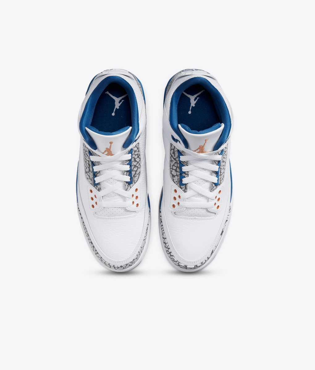 靴 Nike Air Jordan 3 RetroTrueBlueandCopper Nike Air Jordan 3 Retro CT8532-148 Wizards True Blue