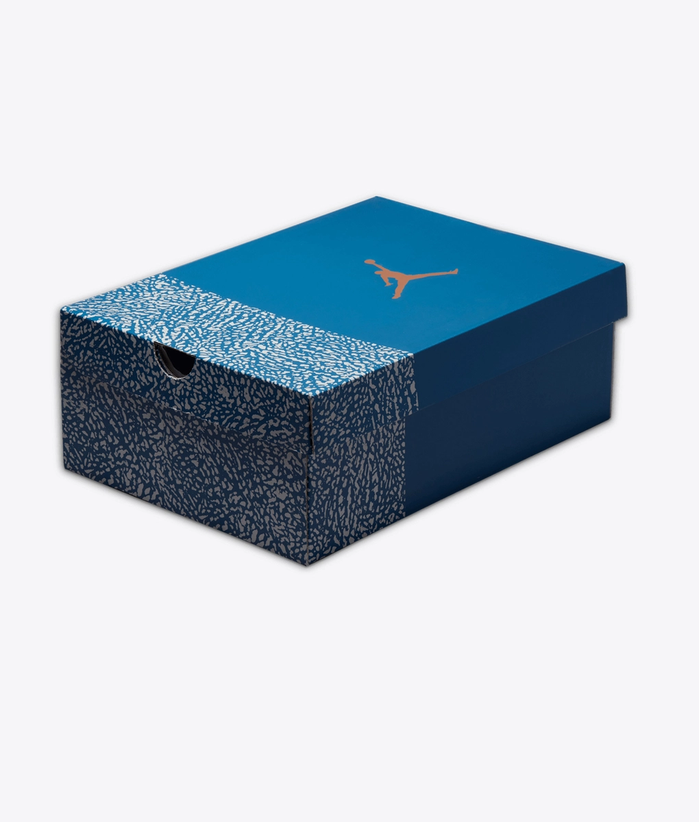 Air Jordan Retro 3 - Blue and copper - BRAND NEW WITH BOX Nike Air Jordan 3 Retro Wizards True Blue Metallic Copper  main image 4
