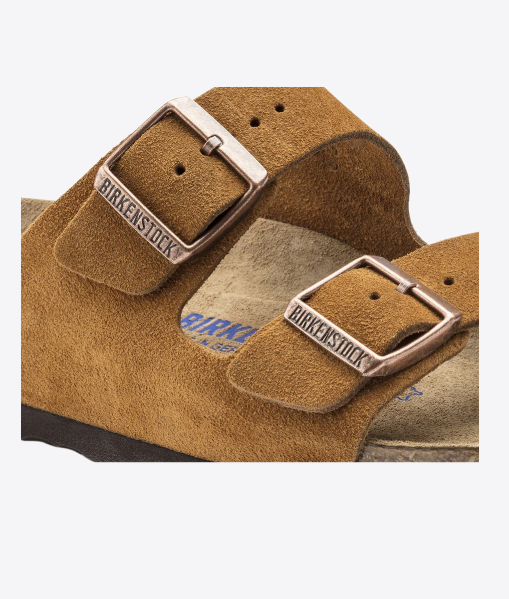 Birkenstock - Buy Birkenstock ARIZONA Suede SFB VL 'MINK' - VegNonVeg