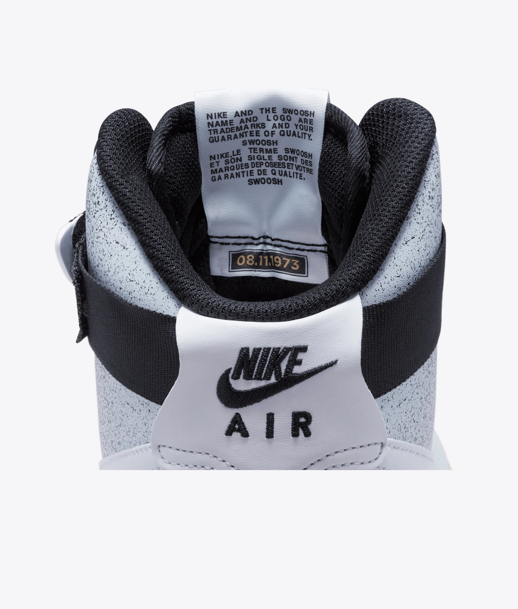 nike air force 1 high white dark grey