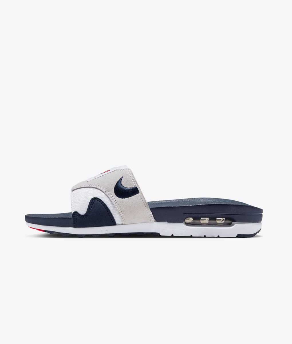 Nike Air Max 1 Slide Light Neutral Grey and Black ナイキ Nike Air Max 1 Slide Light Neutral Grey and Black Men's Size