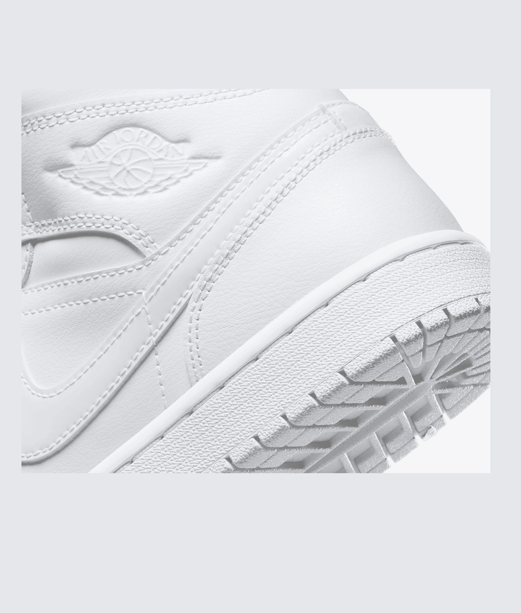 Jordan - Buy NIKE AIR JORDAN 1 MID 'WHITE' - VegNonVeg