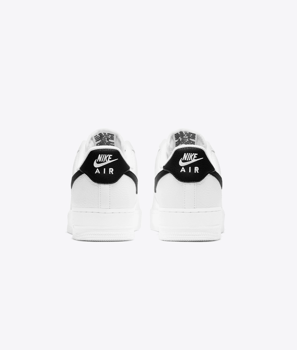 nike air force 107 black and white