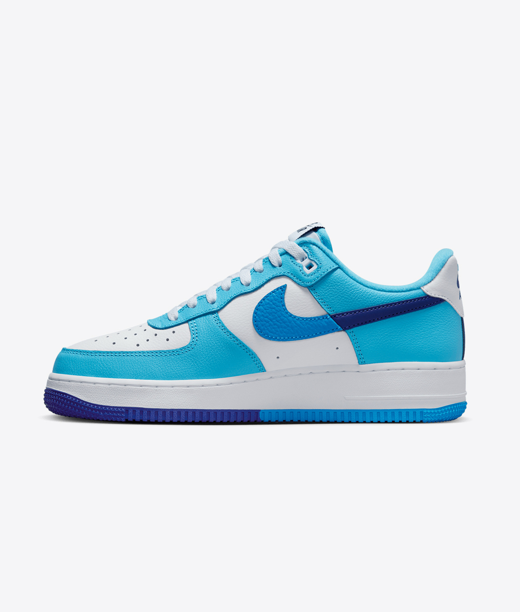スニーカー Nike Air Force 1 '07 LV8 White Deep  Blue Nike Air Force 1 '07 LV8 82 - Blue Chill 2019 - DO9786-100