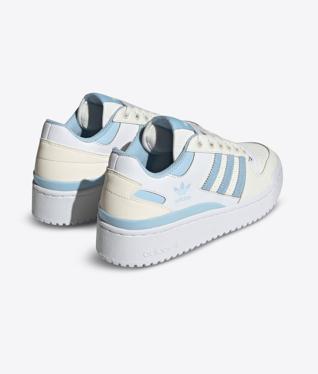 ★adidas★ Forum Bold Stripe White Blue Adidas Original Forum Bold Stripes Shoes