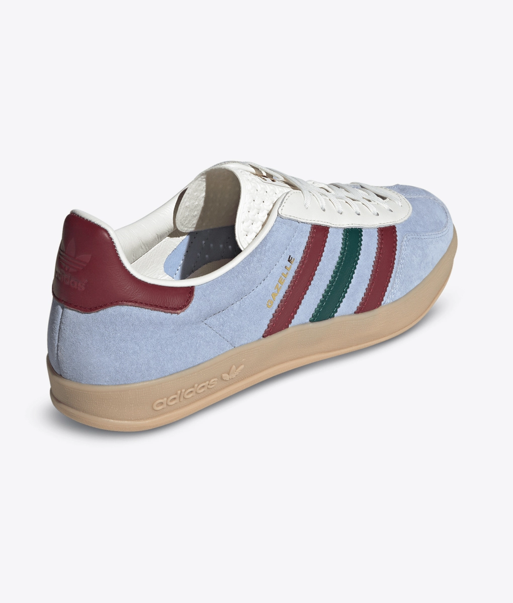 adidas gazelle silver green womens adidas Gazelle Indoor Mens Lifestyle Shoes (Shadow Red/Green/Wonder White)