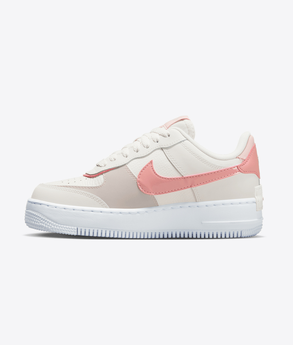 Nike air force 1 shadow pink and red discount
