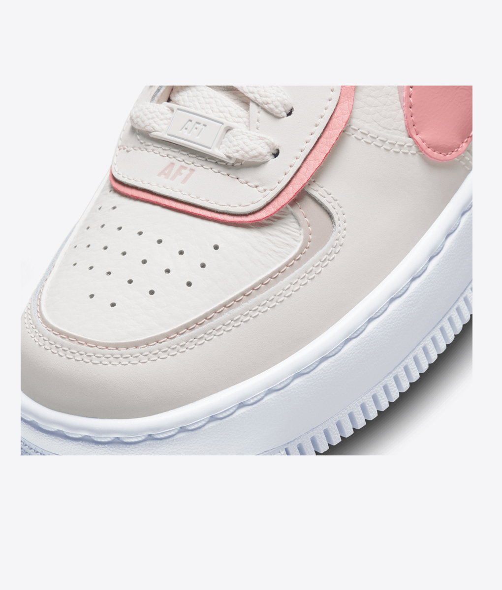 nike air force 1 shadow white pink red