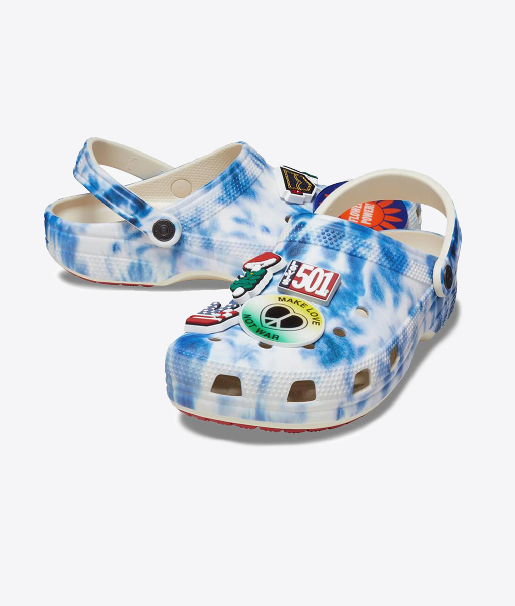 Levi Strauss & Co. タイダイ クロッグサンダル クロックスxリーバイス