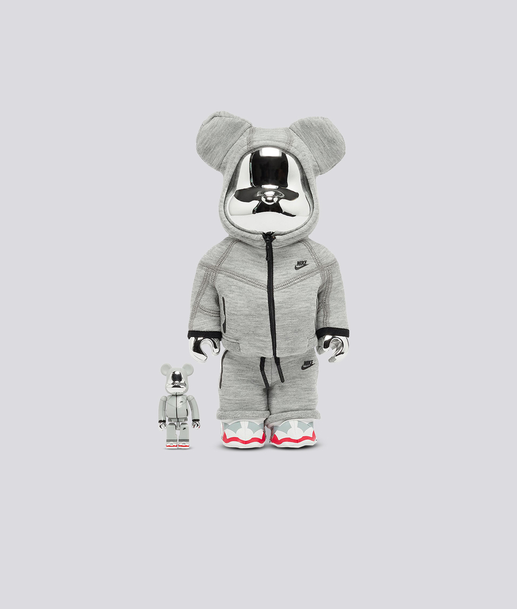 BE@RBRICK 400% & 100% NIKE TECH FLEECE N98 MEDICOM TOY