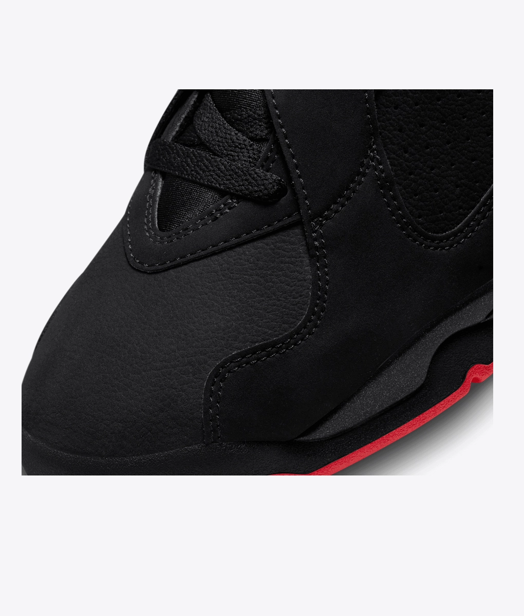 jordan 8 black gym red