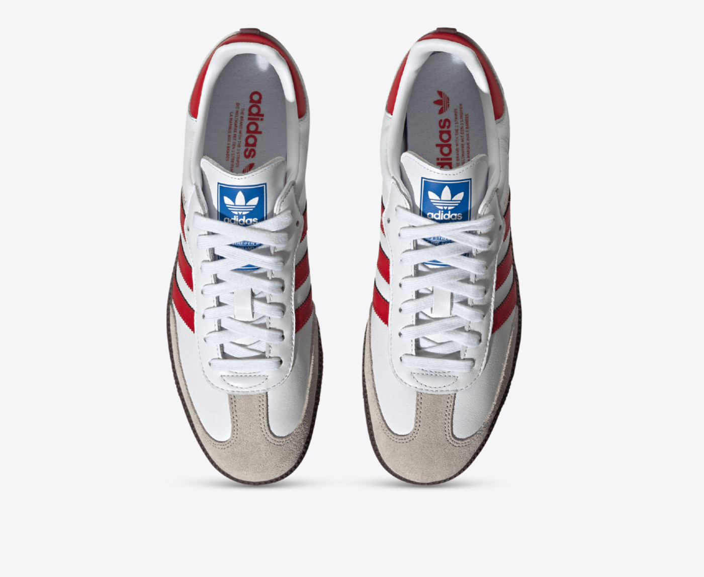 Adidas Originals - SAMBA OG 'CLOUD WHITE/BETTER SCARLET/SUPPLIER