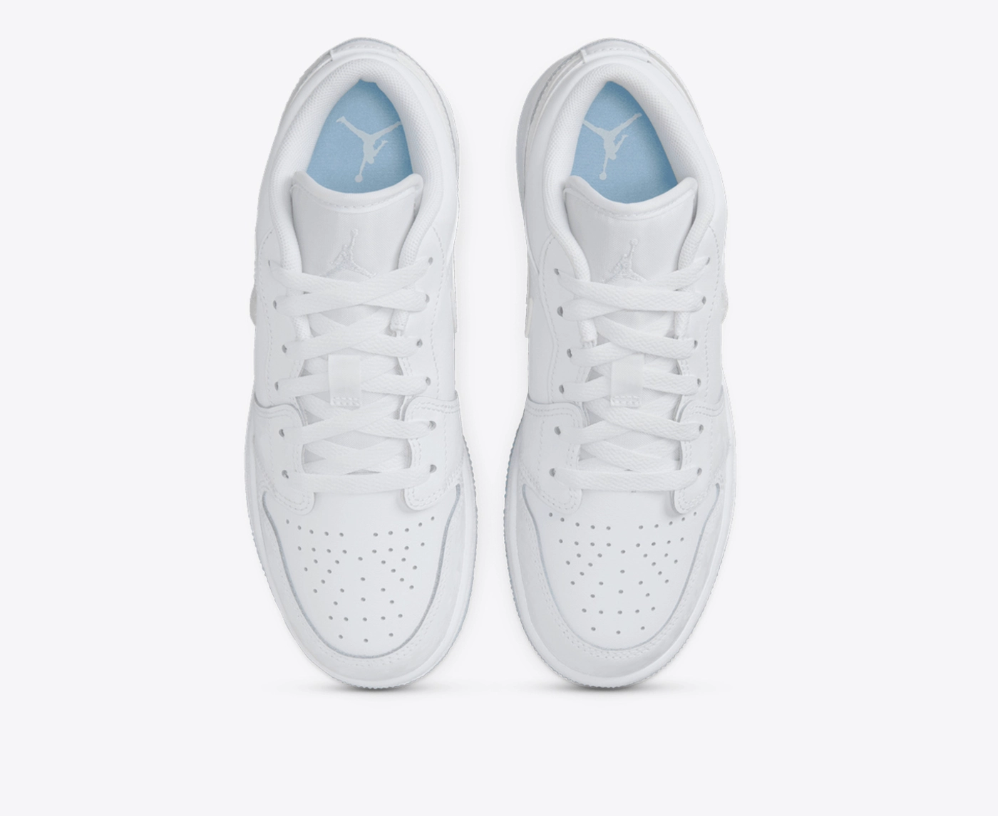 Nike★(W) Jordan 1 Low White Ice Blue★送料・関税込★ Nike Air Jordan 1 Low - White / Ice Blue – Kith
