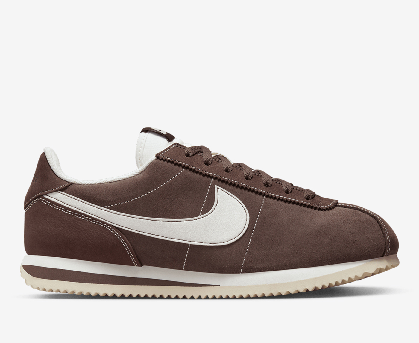 Nike cortez store brown leather