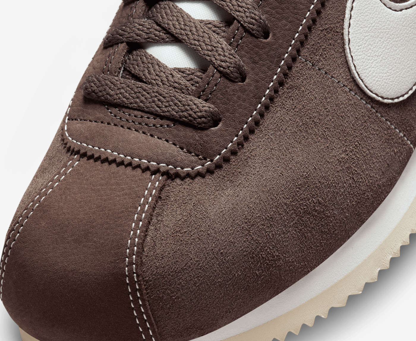 Nike cortez hot sale leather brown