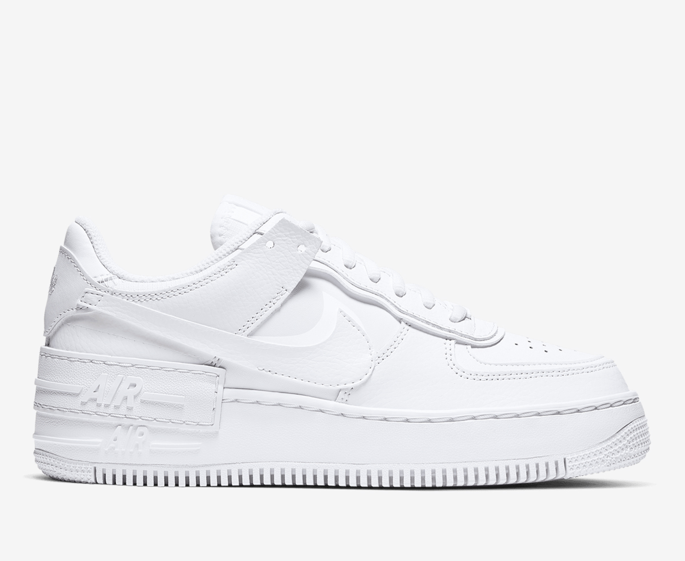 Nike AIR FORCE 1 SHADOW WHITE VegNonVeg