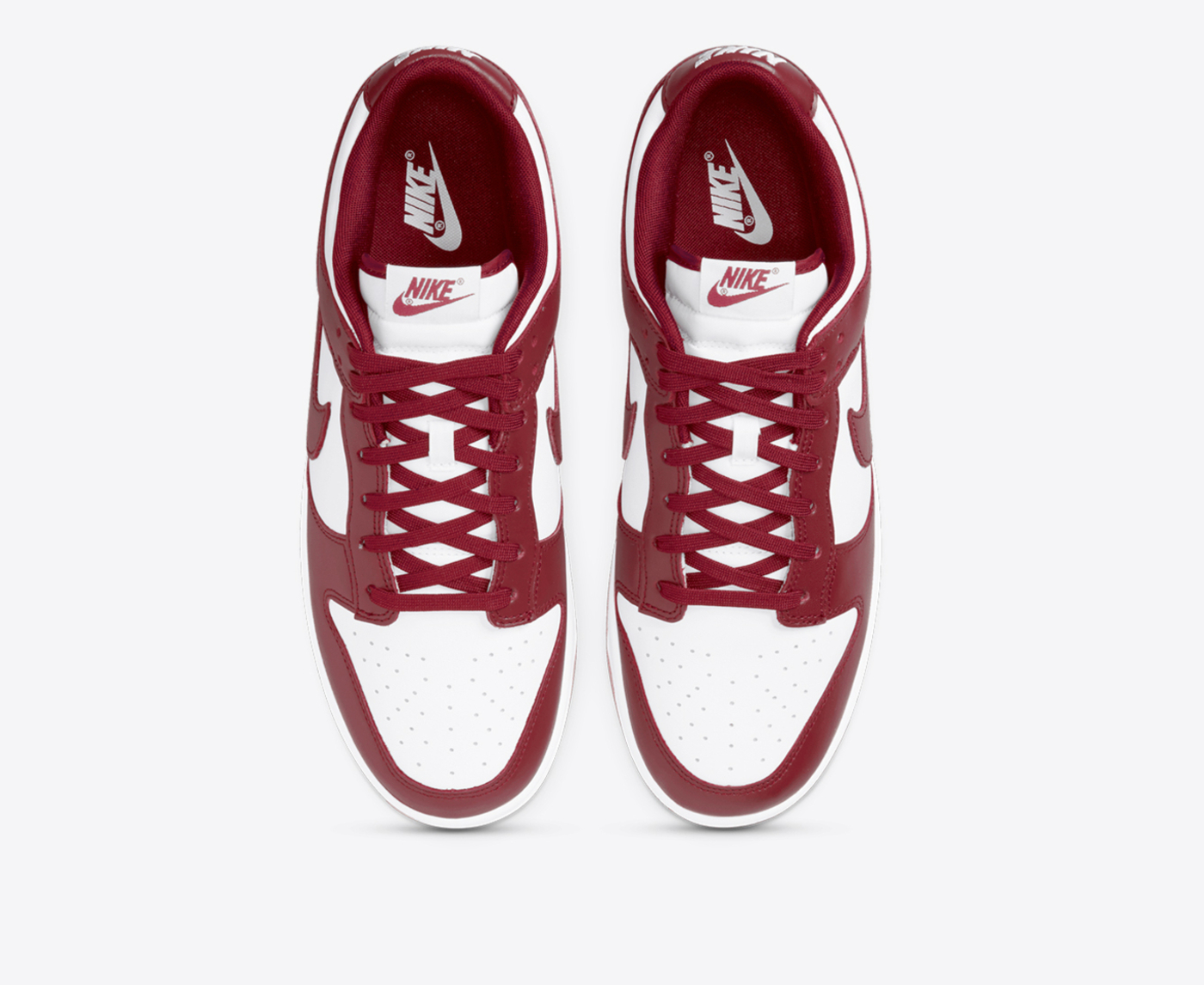 Nike dunk cheap red white