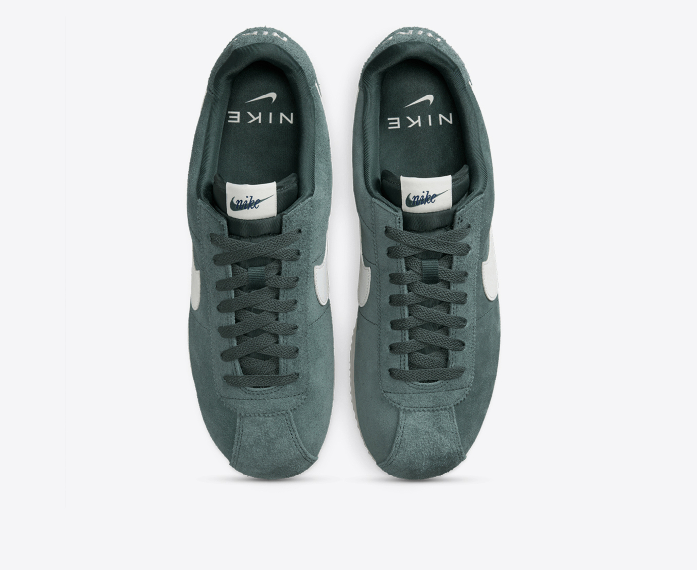 Nike cortez dark sale green