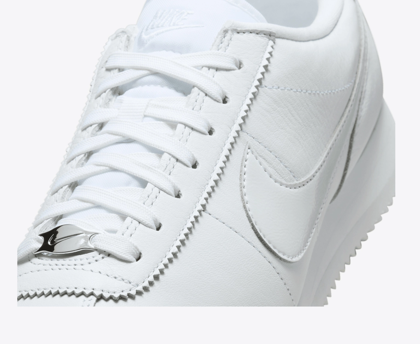 nike cortez premium white