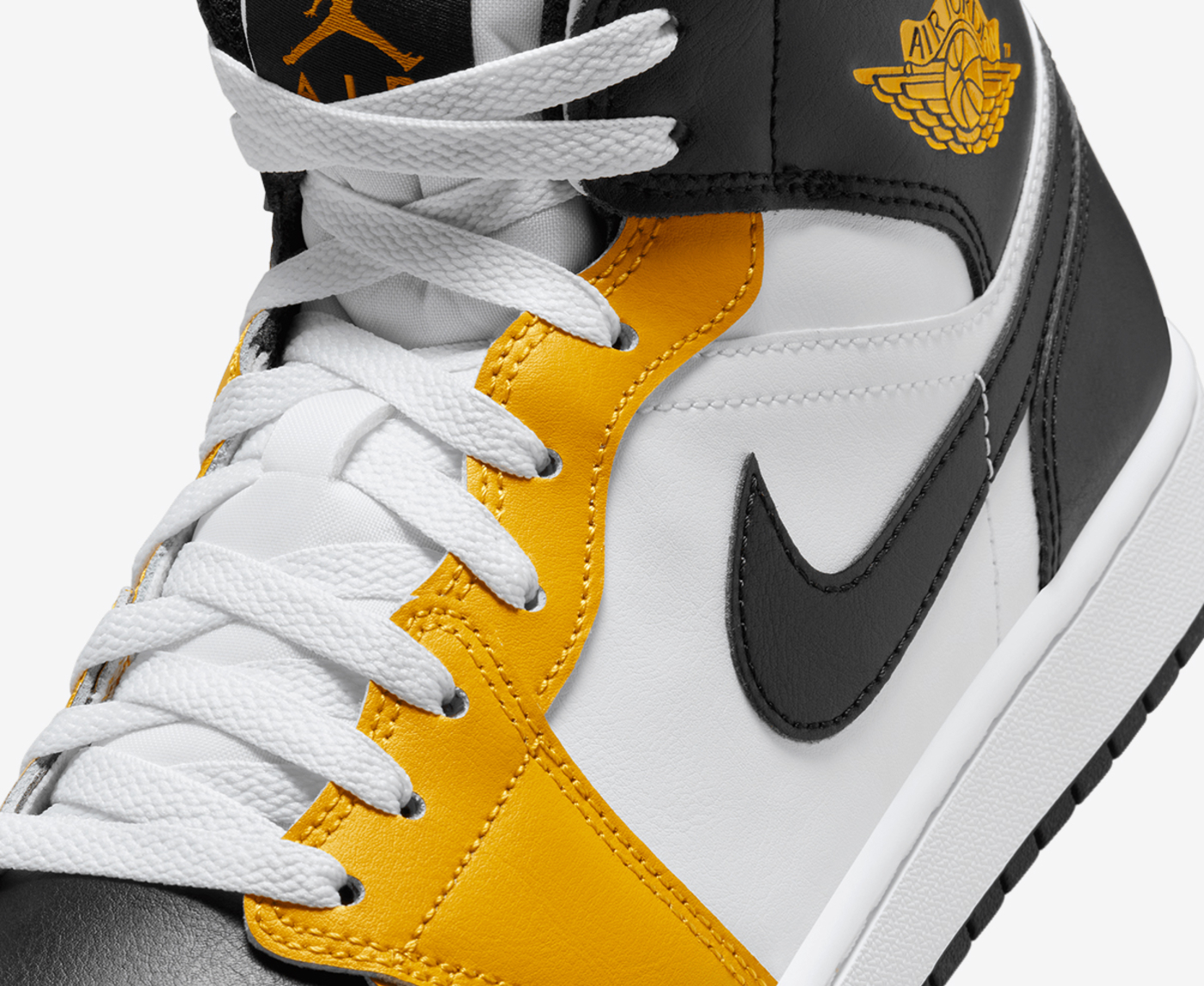 Jordan 1 store white yellow black