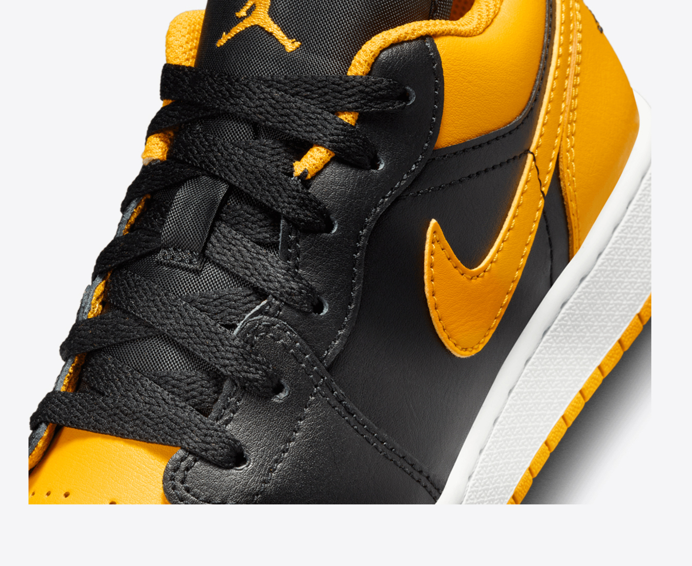 Jordan AIR JORDAN 1 LOW BLACK YELLOW OCHRE WHITE VegNonVeg