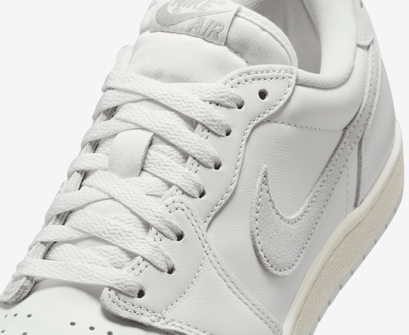 Jordan - AIR JORDAN 1 LOW 85 'SUMMIT WHITE/LIGHT SMOKE GREY ...