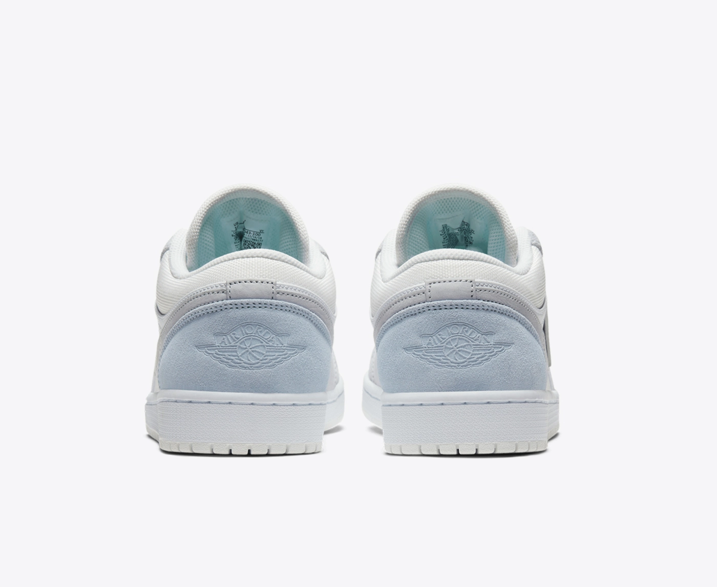 靴 AIRJORDAN1LOW WHITE/SKYGREY-FOOTBALLGREY Air Jordan 1 Low Men's Shoes. Nike JP