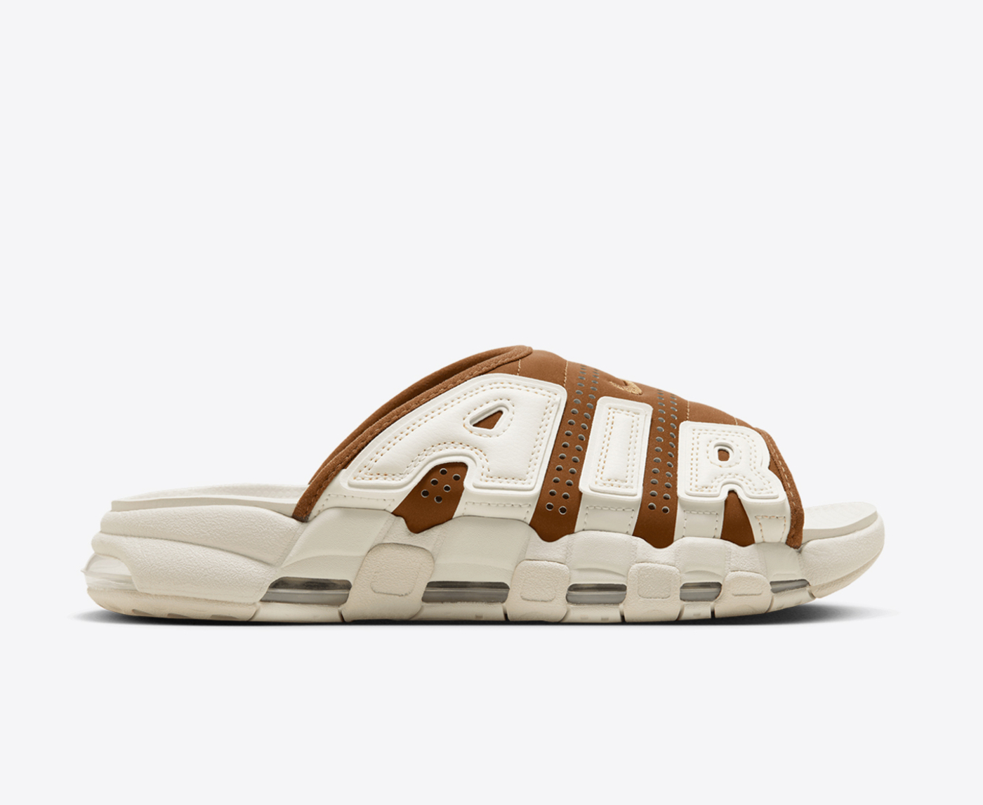 Nike uptempo tan on sale