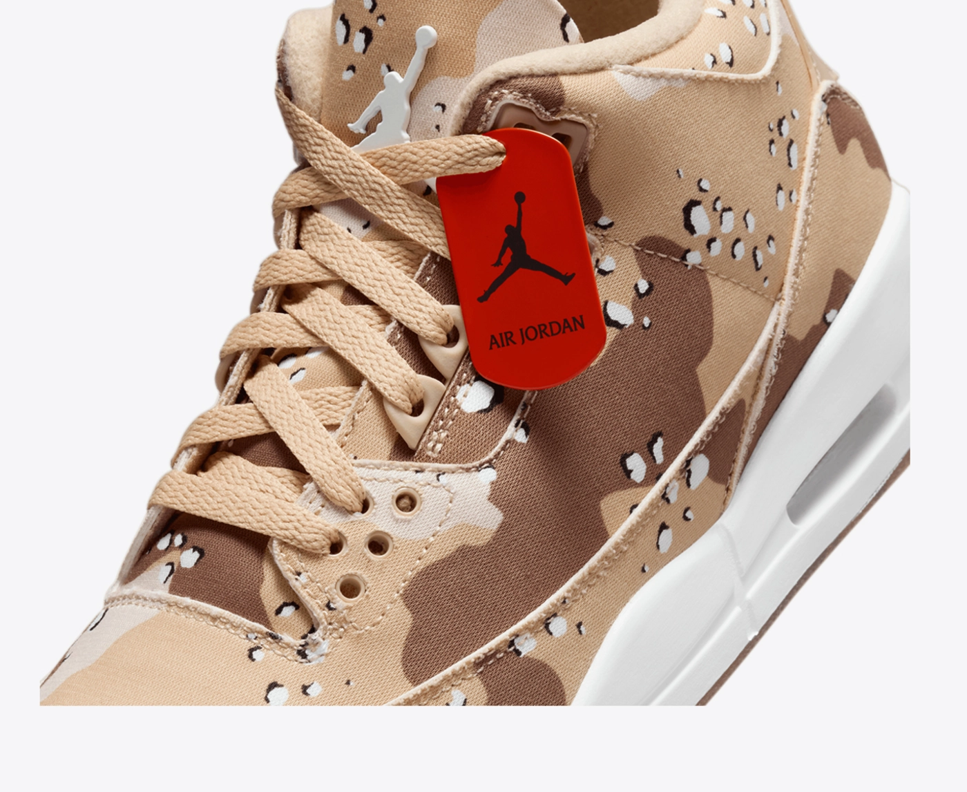 Jordan - JORDAN WMNS AIR JORDAN 3 RETRO TEX DK DRIFTWOOD/SAIL-HEMP