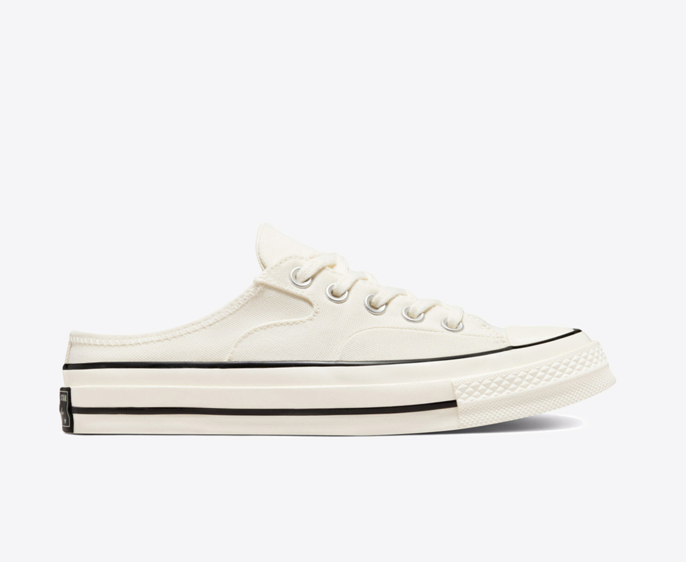 Converse CHUCK 70 MULE SLIP EGRET BLACK VegNonVeg