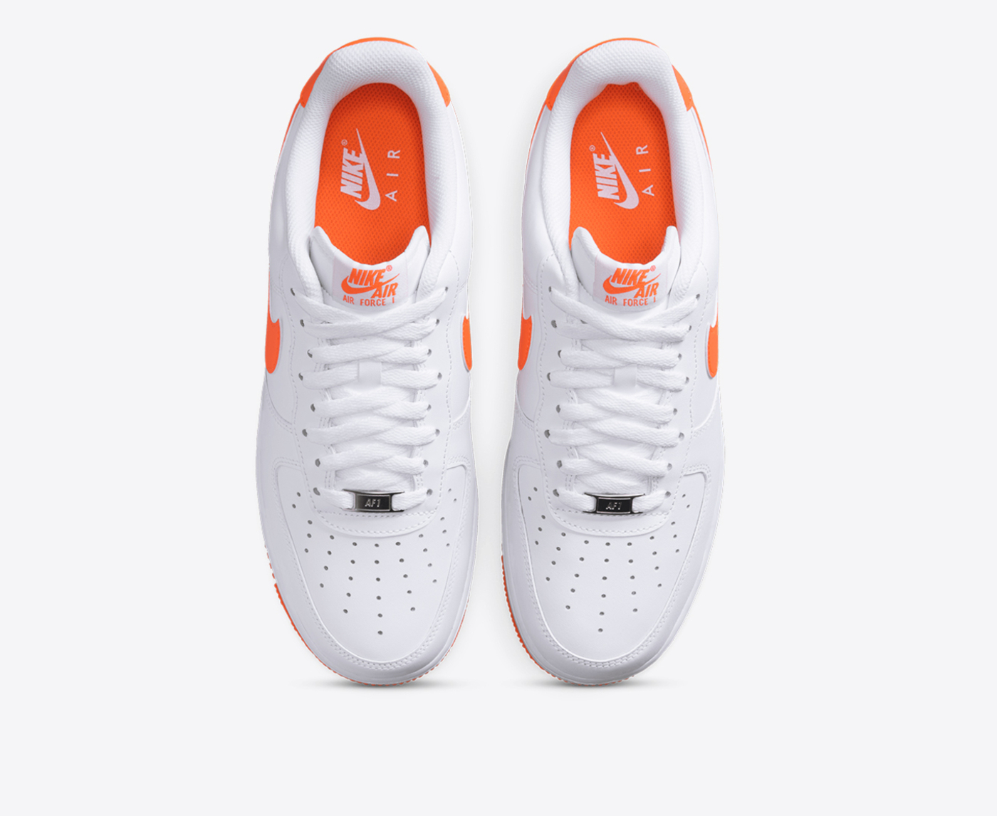 Air force 1 white light retro total orange best sale