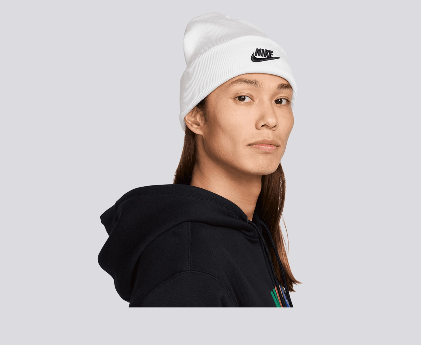 Nike - NIKE PEAK BEANIE WHITE/BLACK l Buy Hat Online at VegNonVeg