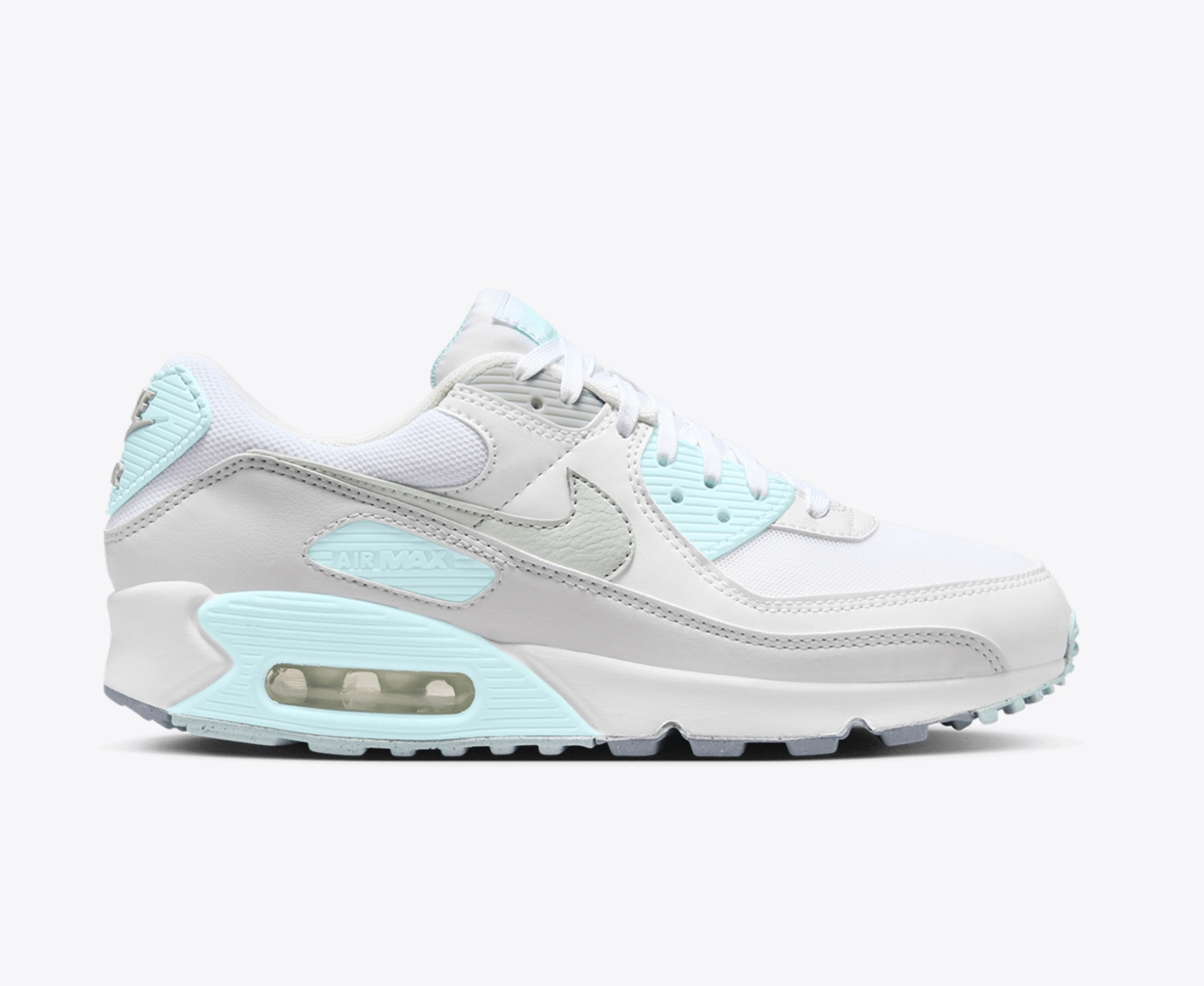 nike air max silver blue