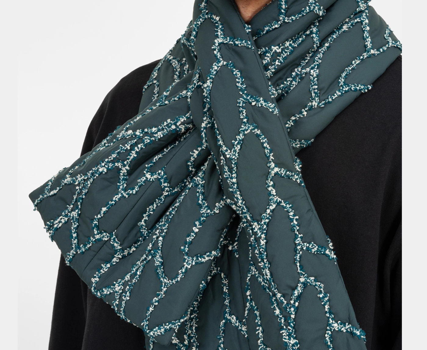 小物 SHINYAKOZUKA DIVE INTO THE SCARF Shinyakozuka - SHINYAKOZUKA SCARF POOL GREEN l Buy Accessories