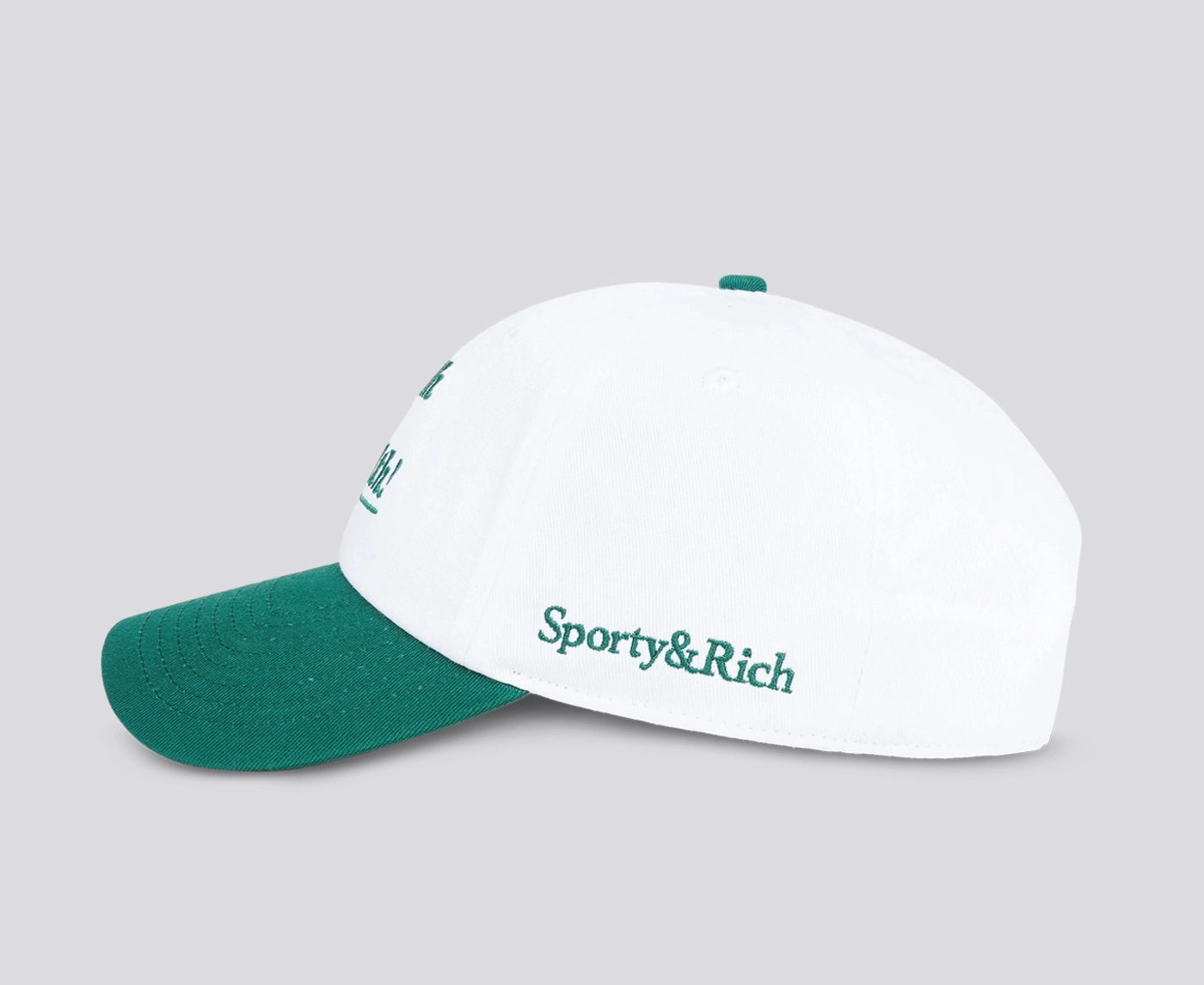 Sporty&Rich｜ (Health Is Wealth Hat - White/Alpine (AC04 1256320-previewer.jpg