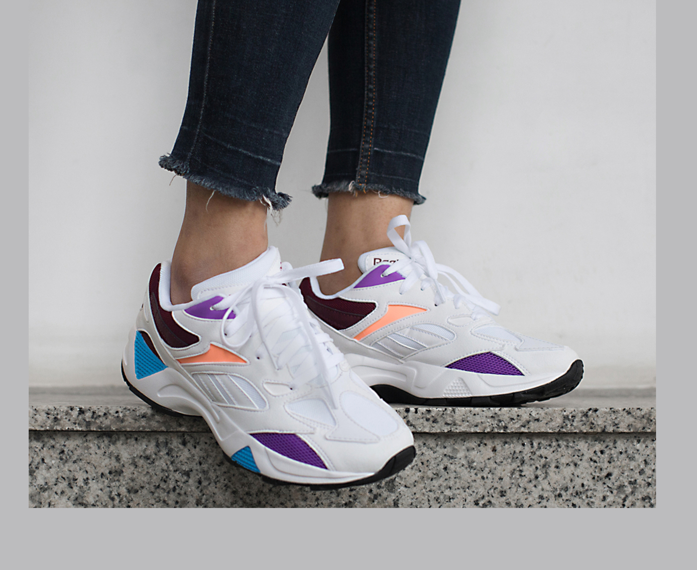 REEBOK - AZTREK 96 REINVENTED 'white / Porcelain' - VegNonVeg