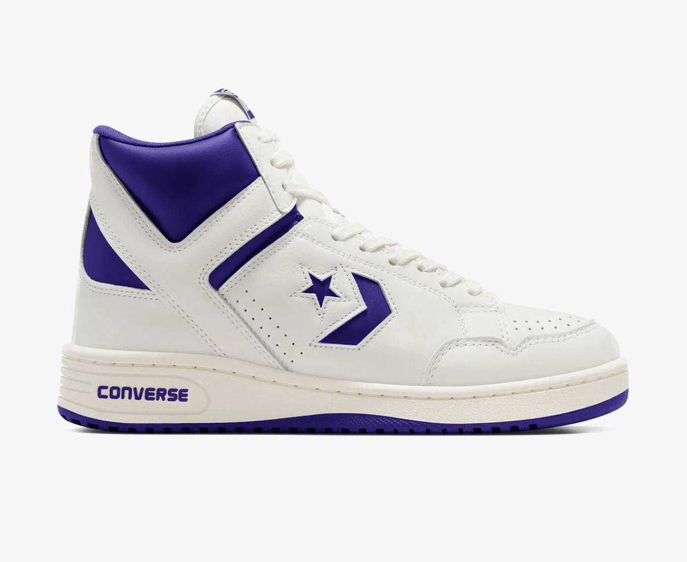 Converse - CONVERSE WEAPON MID COURT PURPLE/VINTAGE WHITE l